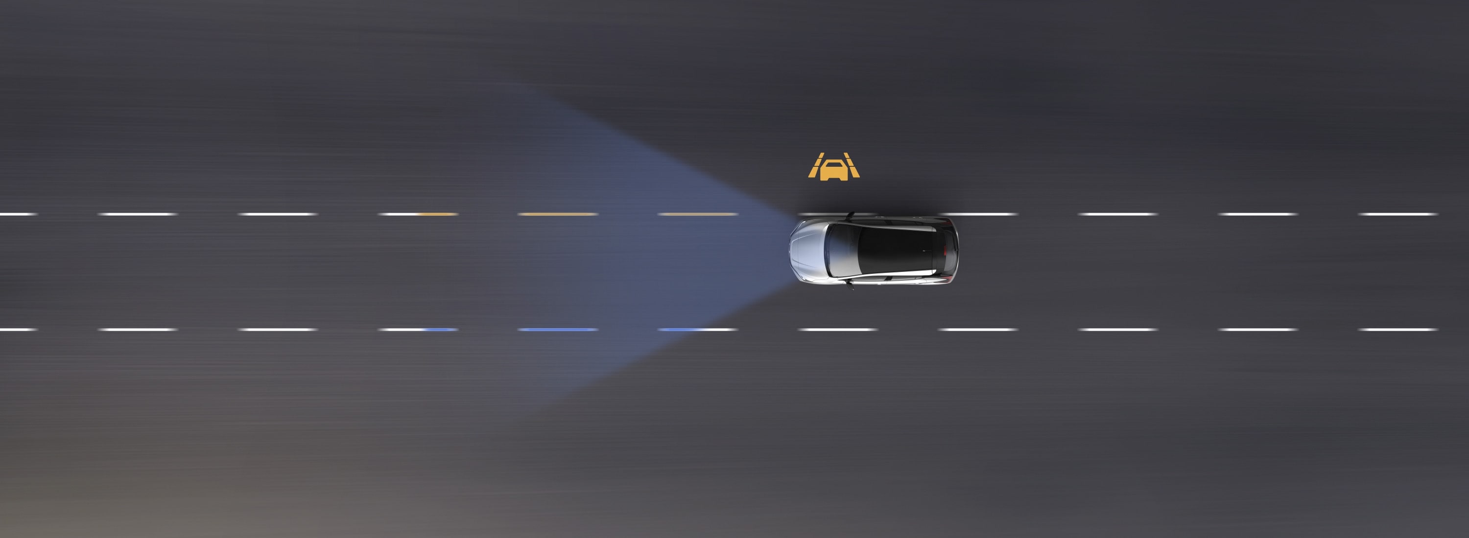 Nissan LEAF Intelligent Lane Intervention animation